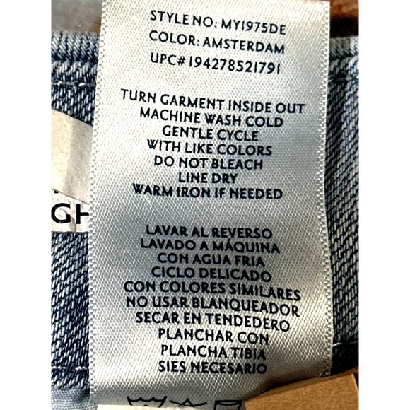 Seven7 Tummyless High Rise Skinny Jeans Light Wash Distressed Stretch Denim 10 - Picture 13 of 16